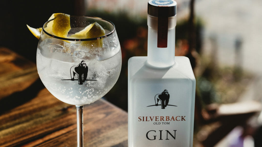 Silverback Old Tom Gin Served with twist of lemon - Gorilla Spirits Co.