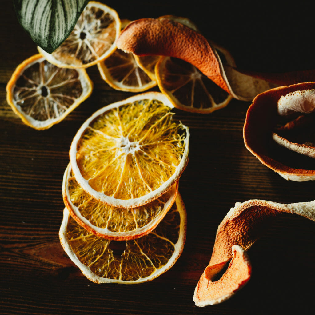 Botanicals used to make Silverback Mountain Strength Gin, orange peel - Gorilla Spirits Co.