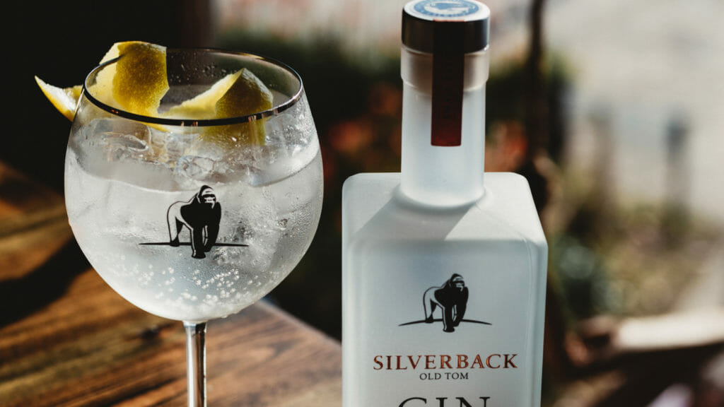 Silverback Old Tom Gin Served with twist of lemon - Gorilla Spirits Co.