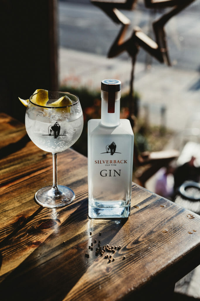 Silverback Old Tom Gin Served with twist of lemon - Gorilla Spirits Co.