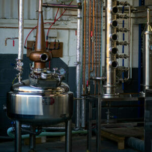 Image of our still, Mugwaneza, at the distillery.