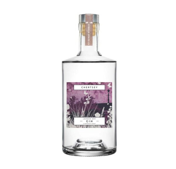 Chertsey Gin – belleville bottle mock up